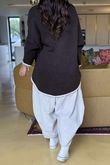 Big Softie Star Slouch Knit Chocolate -